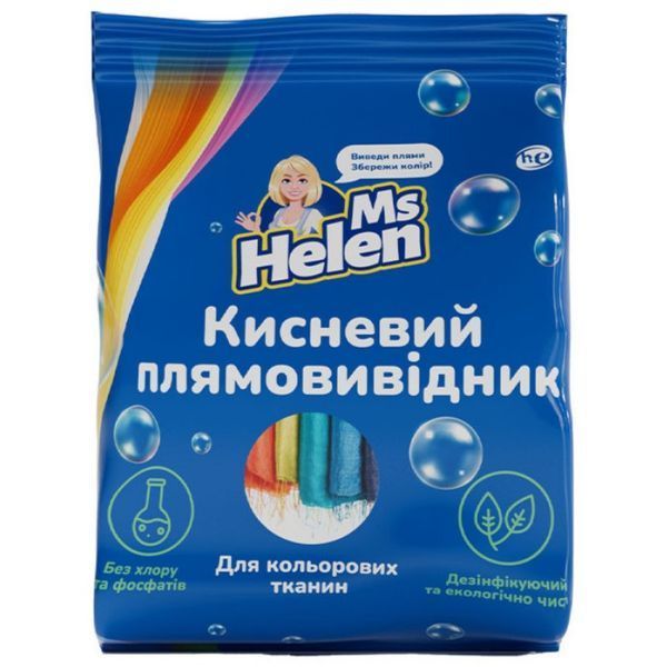Кислородный пятновыводитель Ms Helen для цветных тканей 0,9 кг (4046723022024) 022024 фото Кислородный пятновыводитель Ms Helen для цветных тканей 0,9 кг (4046723022024)